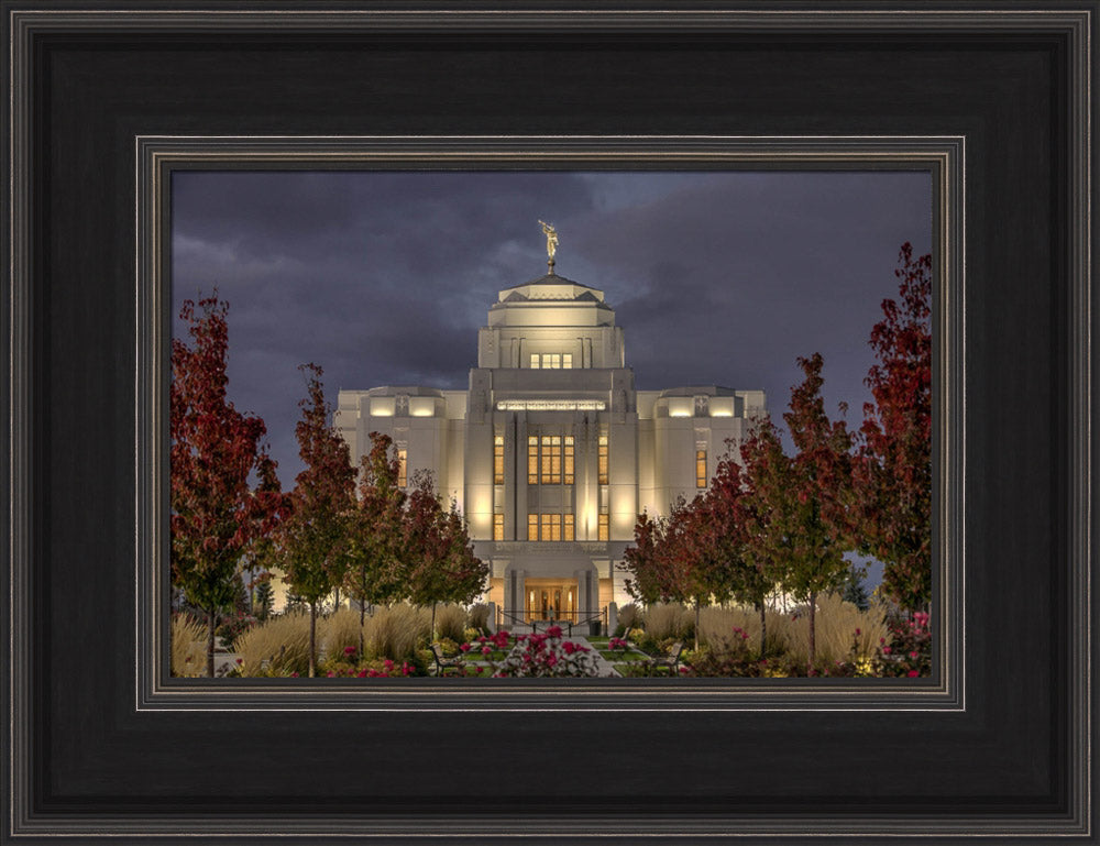 Meridian Temple - Night Lights by Kyle Woodbury