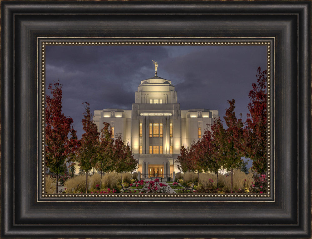 Meridian Temple - Night Lights by Kyle Woodbury