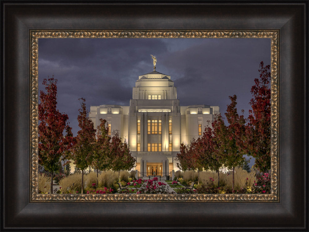 Meridian Temple - Night Lights by Kyle Woodbury