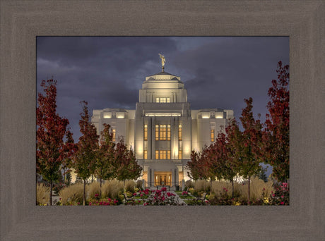 Meridian Temple - Night Lights by Kyle Woodbury