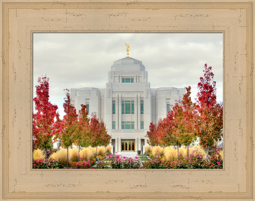 Meridian Temple - Fall Colors by Kyle Woodbury