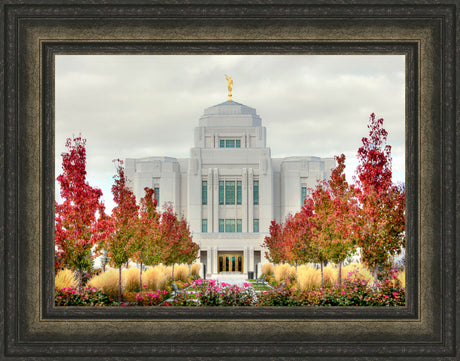 Meridian Temple - Fall Colors by Kyle Woodbury