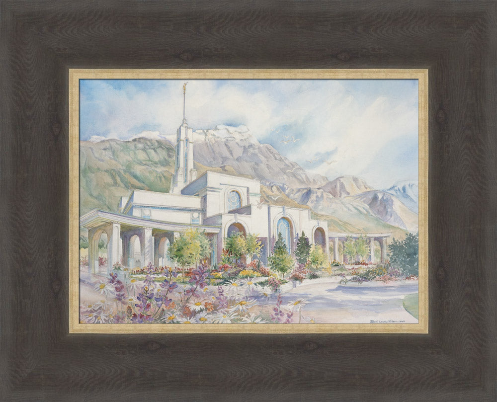 Mount Timpanogos Temple by Laura Wilson