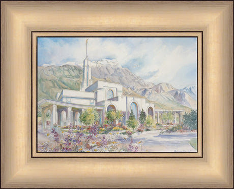 Mount Timpanogos Temple by Laura Wilson