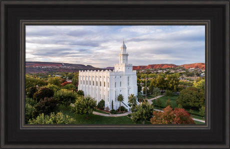 St. George Temple - Canyon View by Lance Bertola