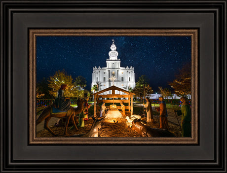 St. George Temple - Christmas Nativity by Lance Bertola