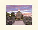 Logan Utah Temple - Landmark of Light by Lance Bertola