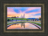 Manti Utah Temple - Reflection Pool by Lance Bertola