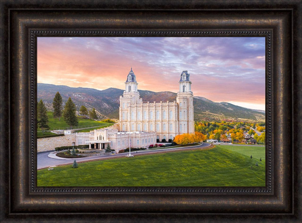 Manti Utah Temple - Greater Heights by Lance Bertola