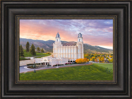 Manti Utah Temple - Greater Heights by Lance Bertola