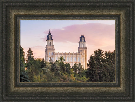 Manti Utah Temple - Summer Sunset by Lance Bertola