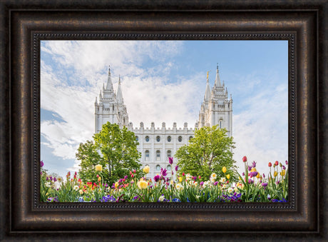 Salt Lake City Utah Temple - Assurance of Spring by Lance Bertola