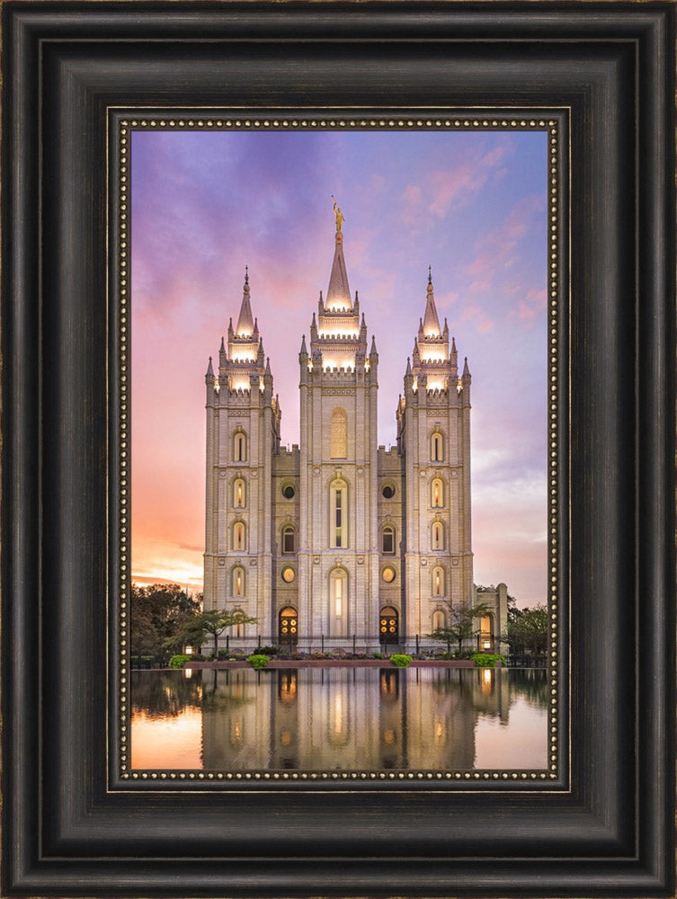 Salt Lake City Temple - Glimmer of Hope by Lance Bertola