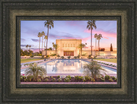 Mesa Arizona Temple - Reflection Pool by Lance Bertola