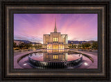 Ogden Utah Temple - Sunrise Reflection by Lance Bertola