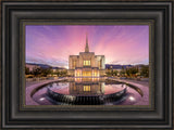 Ogden Utah Temple - Sunrise Reflection by Lance Bertola