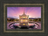 Ogden Utah Temple - Sunrise Reflection by Lance Bertola