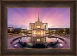 Ogden Utah Temple - Sunrise Reflection by Lance Bertola