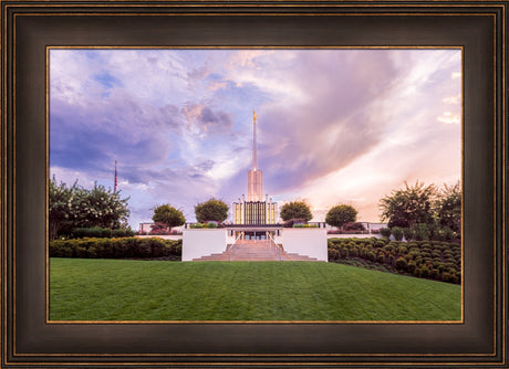 Atlanta Georgia Temple - Summer Sunset by Lance Bertola