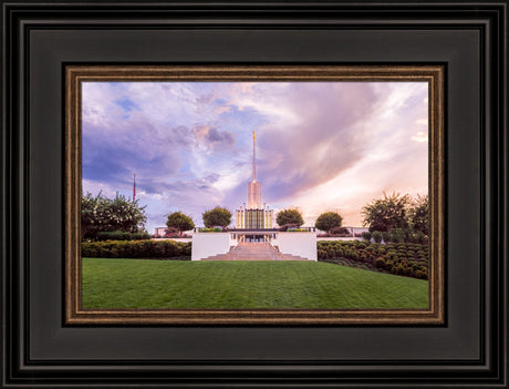 Atlanta Georgia Temple - Summer Sunset by Lance Bertola