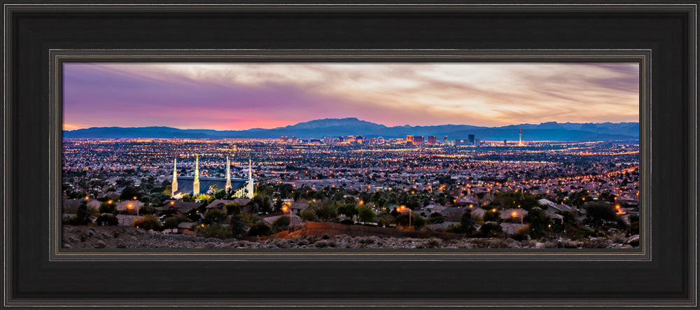 Las Vegas Nevada Temple - Contrasting by Lance Bertola