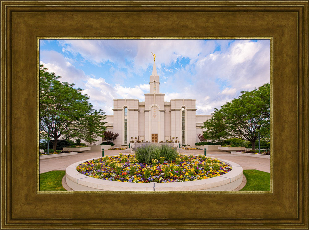 Bountiful Temple - East Gardens by Lance Bertola