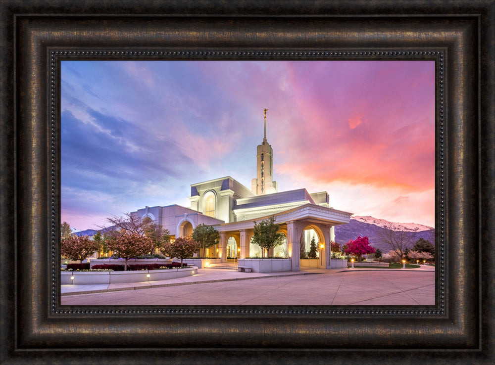 Mount Timpanogos Temple - Resplendent Hope by Lance Bertola