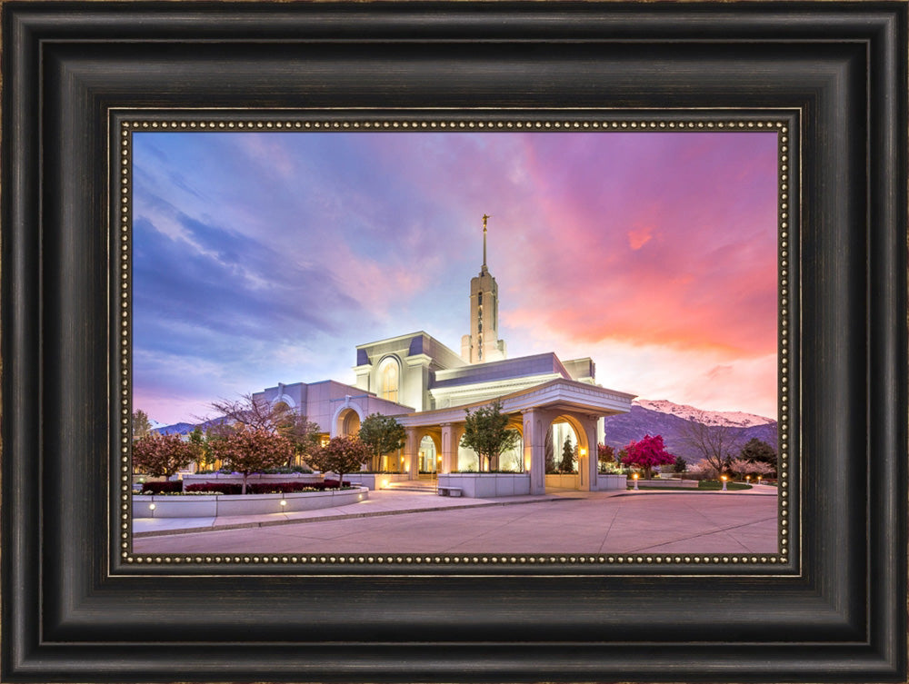 Mount Timpanogos Temple - Resplendent Hope by Lance Bertola