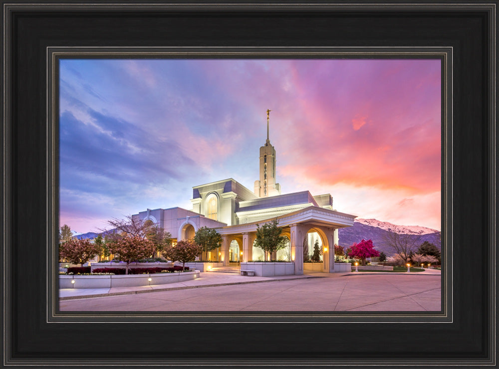 Mount Timpanogos Temple - Resplendent Hope by Lance Bertola