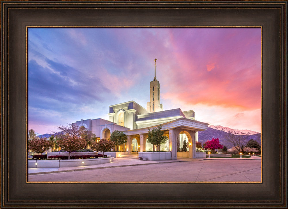 Mount Timpanogos Temple - Resplendent Hope by Lance Bertola