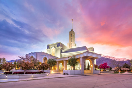 Mount Timpanogos Temple - Resplendent Hope by Lance Bertola