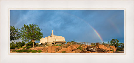 Snowflake Temple - Double Rainbow by Lance Bertola