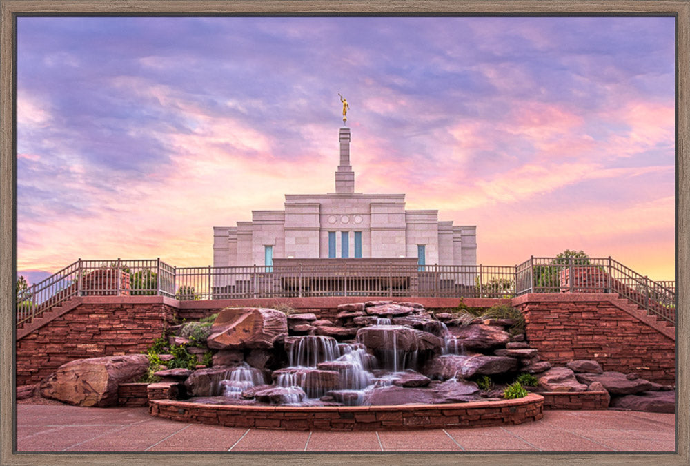 Snowflake Temple - Fountain by Lance Bertola