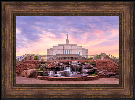 Snowflake Temple - Fountain by Lance Bertola