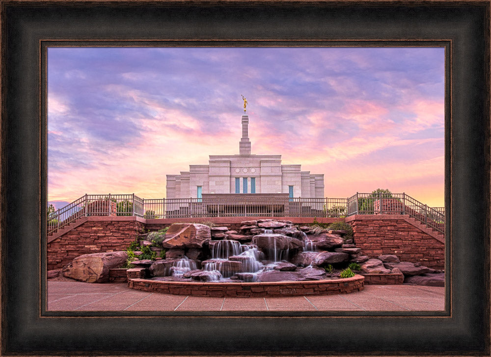 Snowflake Temple - Fountain by Lance Bertola