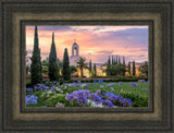 Newport Beach Temple - Flower Pathway by Lance Bertola