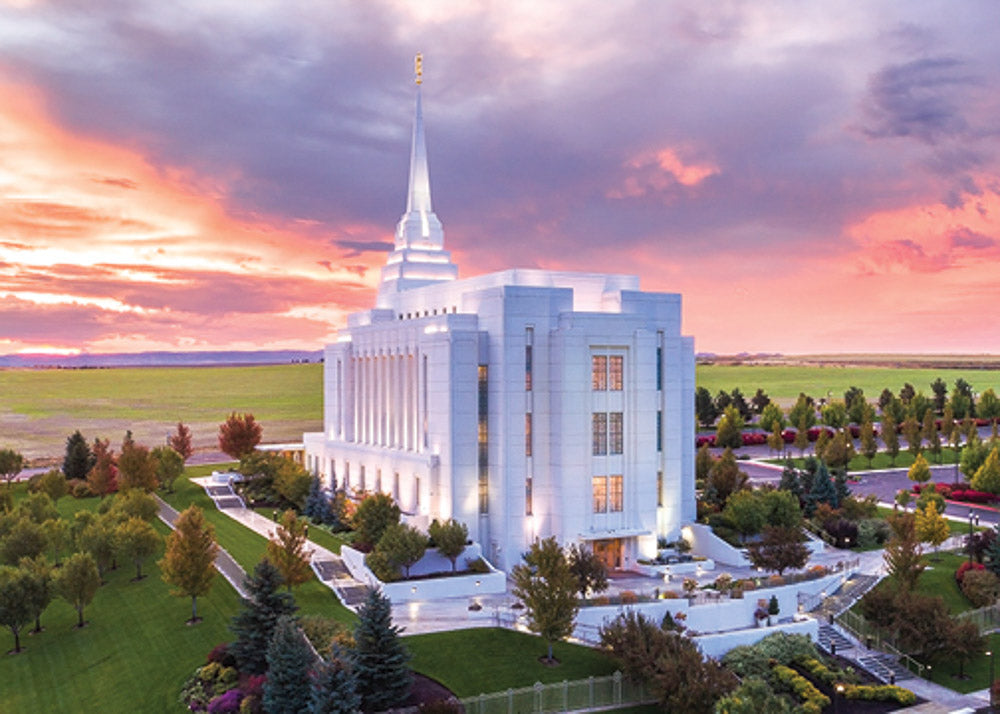 Rexburg Temple - Greater Heights 5x7 print