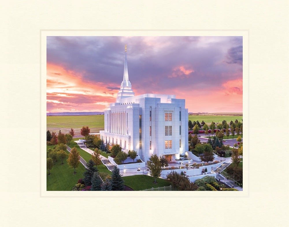 Rexburg Idaho Temple - Greater Heights by Lance Bertola