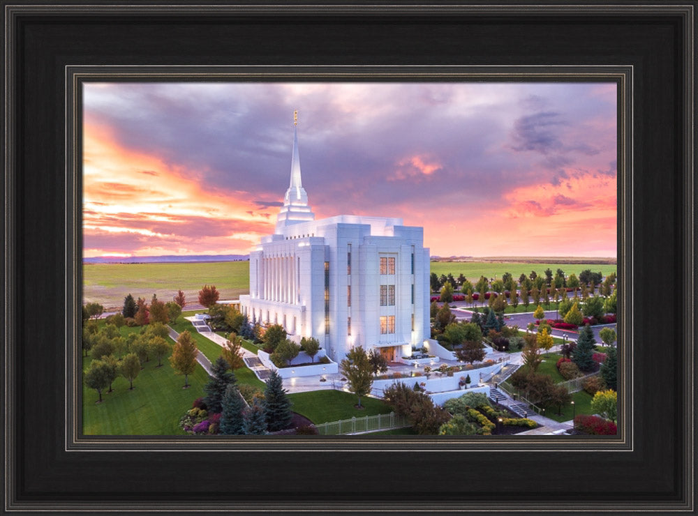 Rexburg Idaho Temple - Greater Heights by Lance Bertola