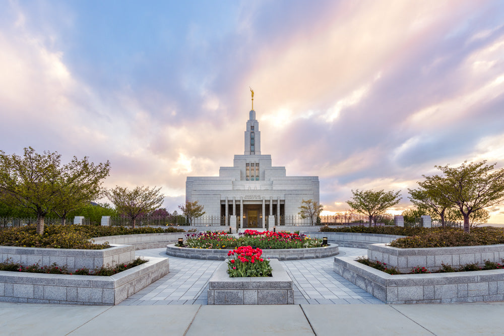 Draper Utah Temple by Lance Bertola