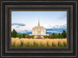 Oquirrh Mountain Utah Temple - Fall Colors by Lance Bertola