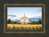 Oquirrh Mountain Utah Temple - Fall Colors by Lance Bertola