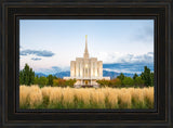 Oquirrh Mountain Utah Temple - Fall Colors by Lance Bertola