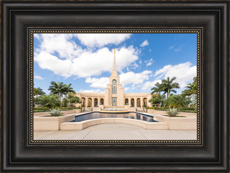 Fort Lauderdale Florida Temple - Reflection Pool by Lance Bertola