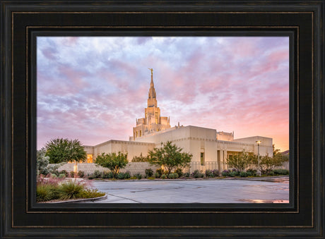 Phoenix Arizona Temple - Sunset Burst by Lance Bertola