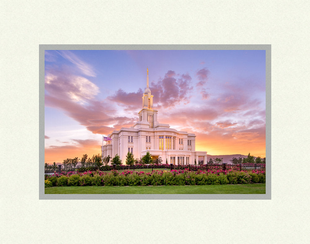 Payson Utah Temple - Lasting Luster by Lance Bertola