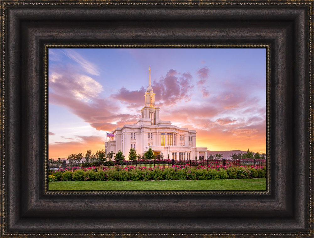 Payson Utah Temple - Lasting Luster by Lance Bertola