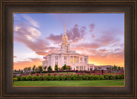 Payson Utah Temple - Lasting Luster by Lance Bertola