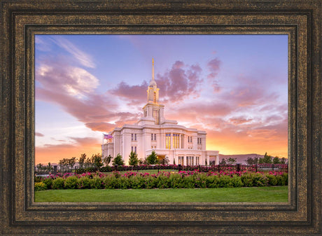 Payson Utah Temple - Lasting Luster by Lance Bertola