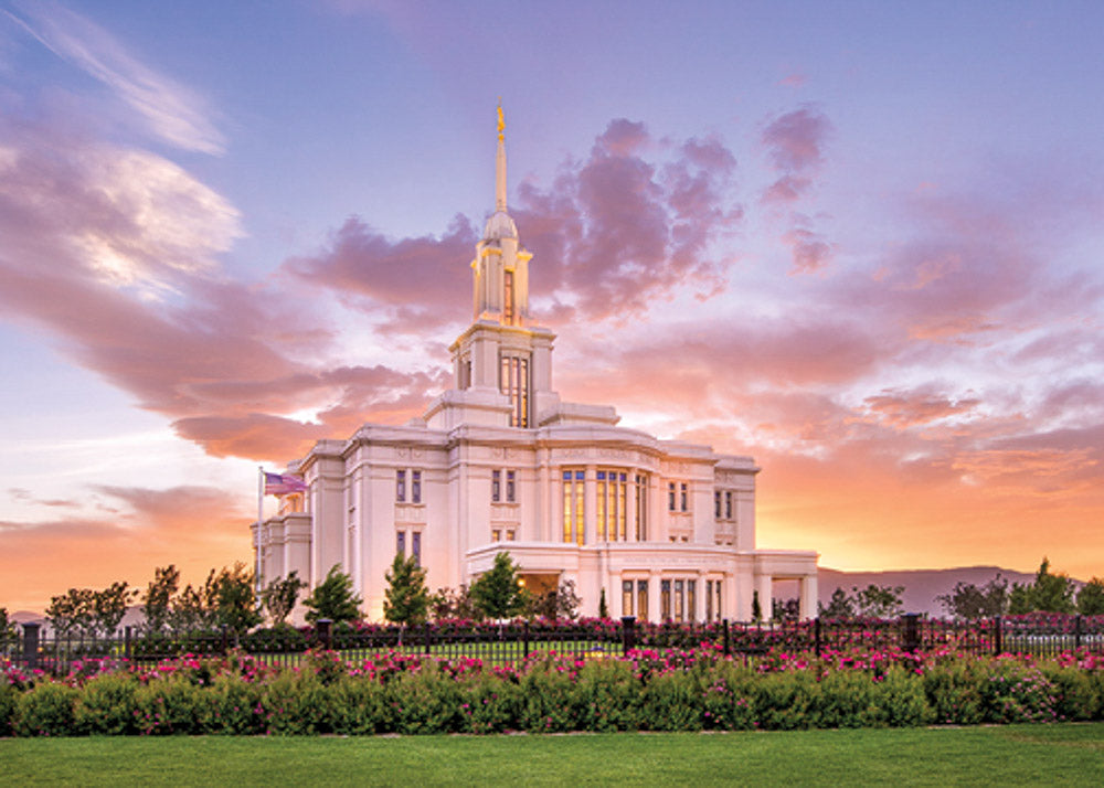 Payson Temple - Lasting Luster 5x7 print